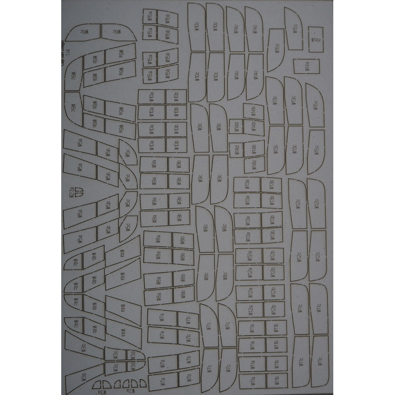 "Cap San Diego" – the German dry cargo ship – a laser-cut secondary hull cladding parts