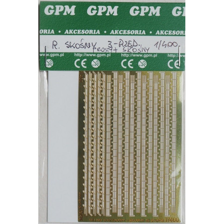 Reeling’s 3 rows straight and inclined - a photo-etched details