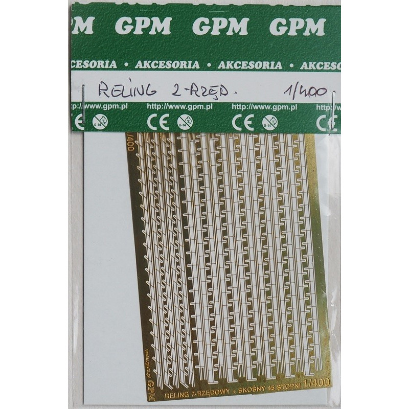 Reeling’s 2 rows straight and inclined - a photo-etched details