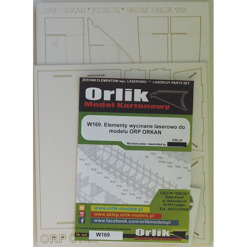 ORP "Orkan" - the Polish small rocket ship of the 660M project - the laser cut parts ORP "Orkan" - the Polish small rocket ship of the 660M project - the laser cut parts