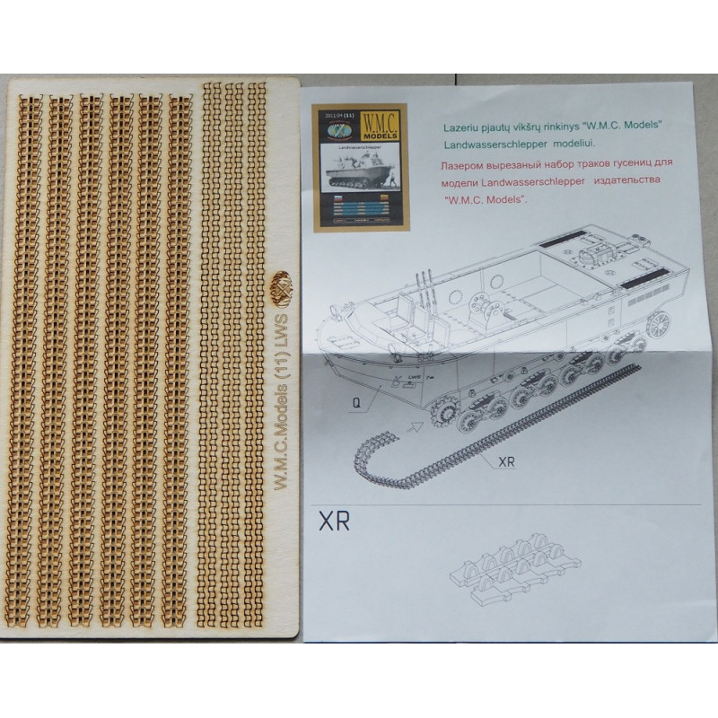 LWS – 1 „Landwasserschlepper“ – the German combat amphibian - laser-cut tracks