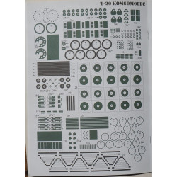 T-20 "Komsomolec" - the tractor and  "ZIS-3" -  the 76.2 mm caliber divisional cannon (USSR)