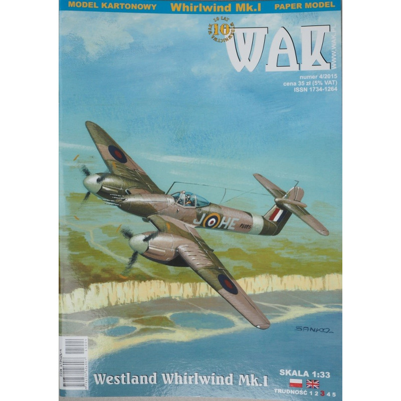 Westland „Whirlwind“ Mk.I – Didžiosios Britanijos naikintuvas