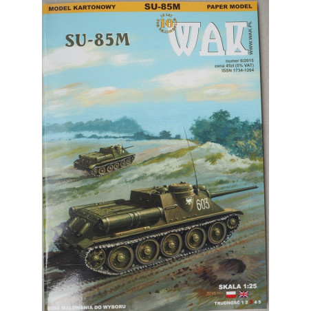 SU-85M – the USSR/ Polish PR self-propelled artillery unit