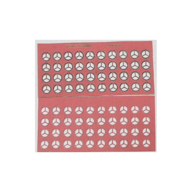 Sklendžių suktuvėliai 3 kojelių 6 mm, kartonas 0,25 mm, raudoni