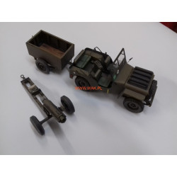 Airborne „Jeep“ - JAV  visureigis + 75 mm haubica