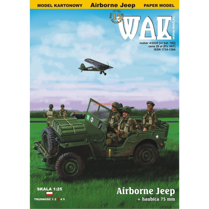 Airborne „Jeep“ - JAV  visureigis + 75 mm haubica