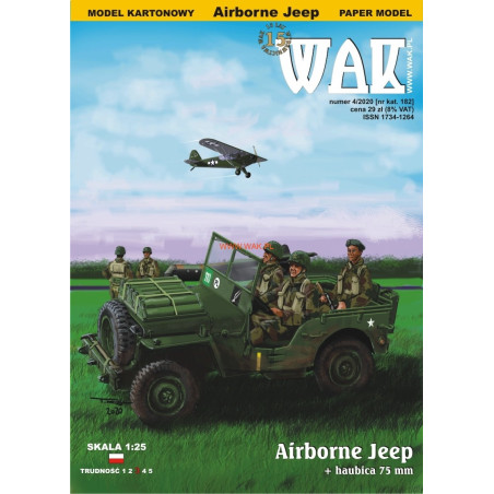 Airborne „Jeep“ - JAV  visureigis + 75 mm haubica