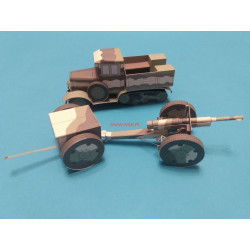 C4P – the Polish artillery tractor and the 75mm field gun