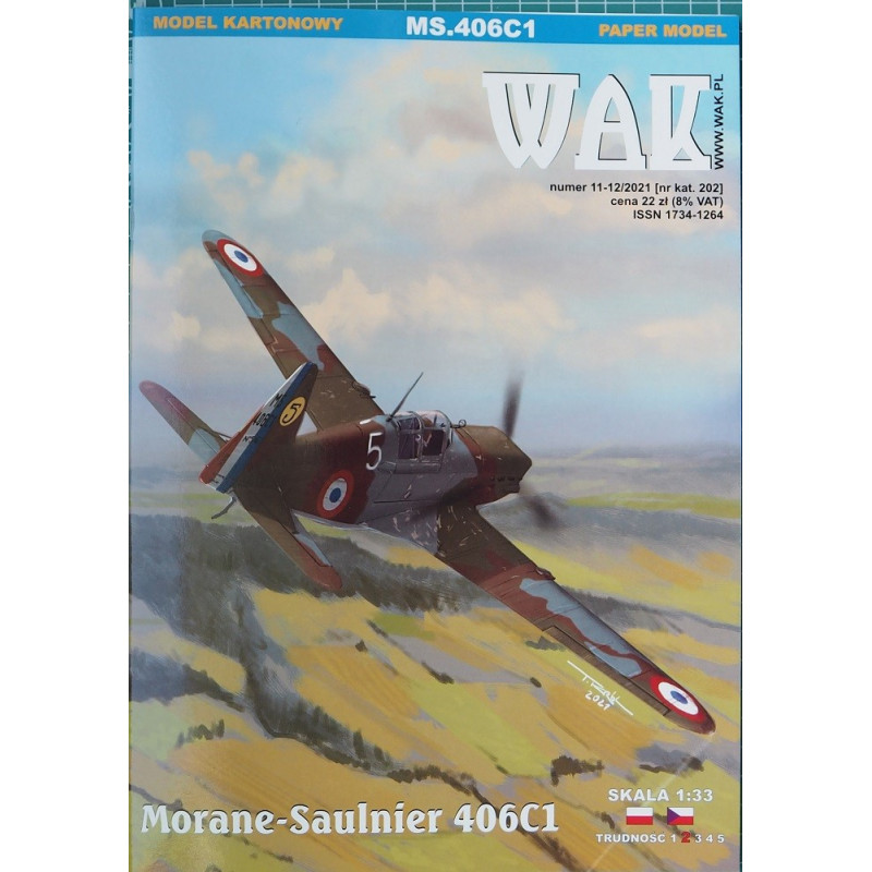 Morane-Saulnier MS-406C1 –французский истребитель