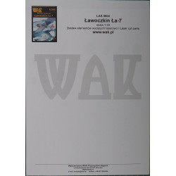Lavochkin La-7 – the Soviet fighter - the laser cut parts