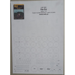 „Ha-Go“ Typ 95– the Japanese light tank - the laser cut details