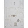 Pz. Kpfw. III Ausf. J – the German/ Polish medium tank - the laser cut details