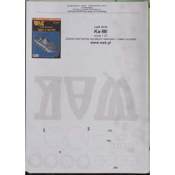 Type 2 “Ka-Mi” - the Japaneshe amphibian tank - the laser-cut parts