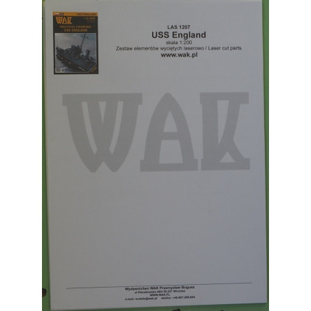USS "England" - the american escort destroyer - the laser cut parts