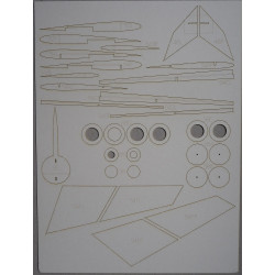 Hawker “Hunter” F.5 – the British fighter - the laser cut details