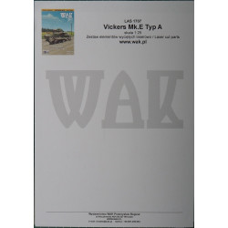 „Vickers“ Mk. E Type A – the British/ Polish light tank - the laser cut parts