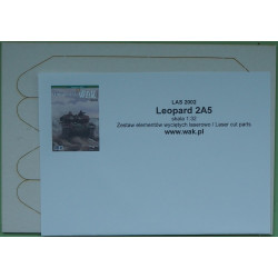 “Leopard” 2A5 - the German/ Polish main tank - the laser cut parts