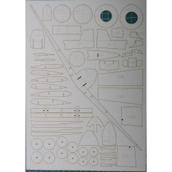 Focke - Wulf FW - 190F - 8 – the German fighter - the laser cut parts