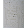 Lim-2 (MiG-15bis) and SBLim-2 Art (Mig-15UTI) - the Polish aircrafts - the laser cut parts