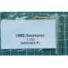 HMS «Saumarez» (G 12) – британский эскадренный миноносец - точенные металические артиллерийские стволы