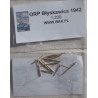 ORP “Blyskawica” (1942 m) – Lenkijos eskadrinis minininkas - tekinti metaliniai artilerijos vamzdžiai