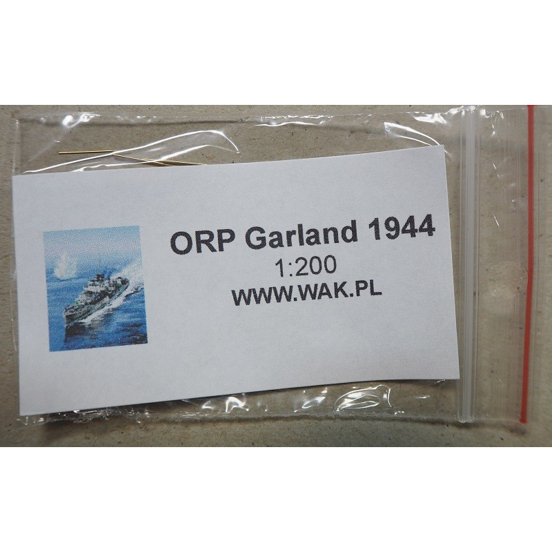 ORP „Garland“ – Lenkijos eskortinis minininkas - tekinti metaliniai artilerijos vamzdžiai