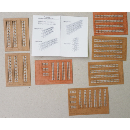 „America“ – the American racing schooner - jacht - the rigging block set