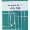 Heinkel P.1078C – Vokietijos naikintuvas - projektas - kabinos gaubtas