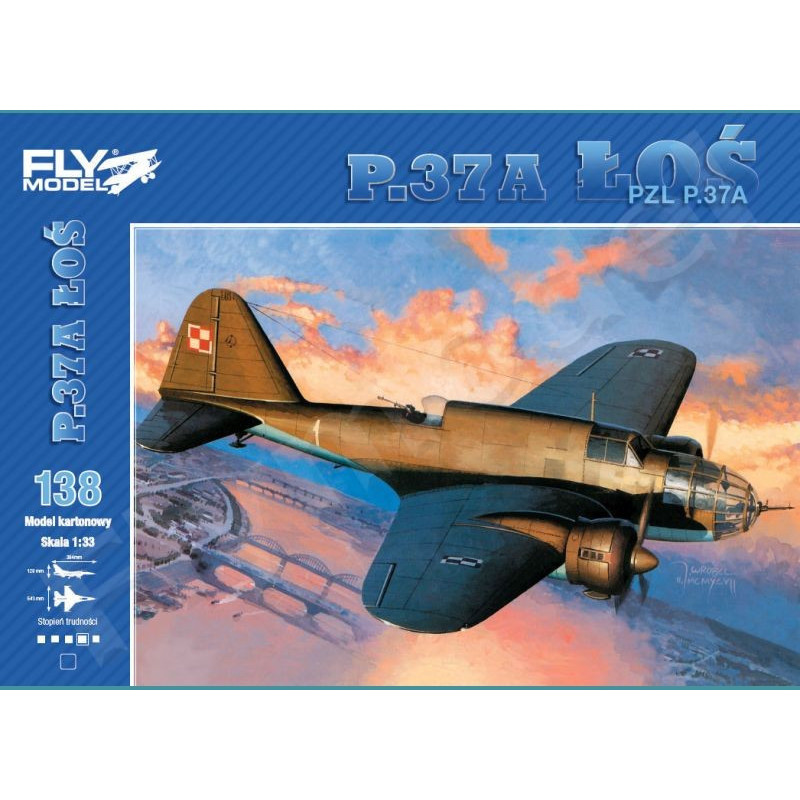 PZL P.37A "Loš" - the Polish medium bomber
