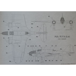 PZL P.37A "Loš" - the Polish medium bomber