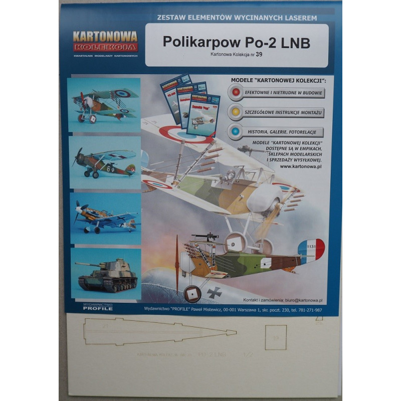 Polikarpov "Po-2LNB" - the Soviet/ Polish light night bomber - the laser-cut parts - the laser cut details Polikarpov "Po-2LNB" - the Soviet/ Polish light night bomber - the laser-cut parts - the laser cut details