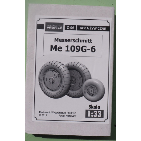 Messerschmitt Me -109G-6 - the German fighter - 3D printed wheels