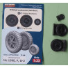 Messerschmitt Me-109 E, F, G-2 - the German fighters - 3D printed wheels