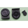 Messerschmitt Me-109 E, F, G-2 - the German fighters - 3D printed wheels