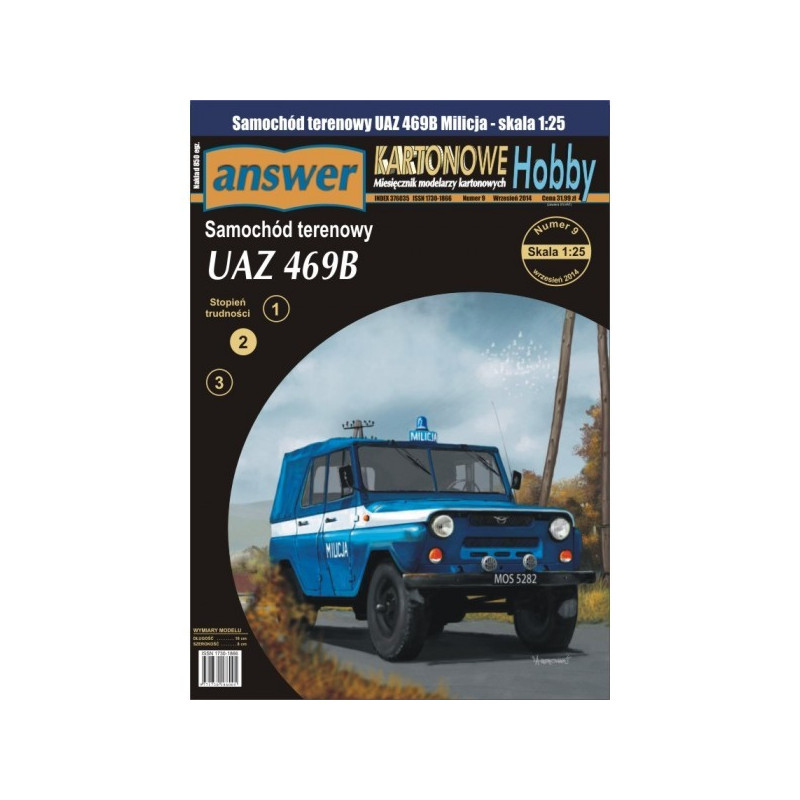 UAZ – 469B – TSRS/ Rusijos/ Lenkijos lengvasis visureigis