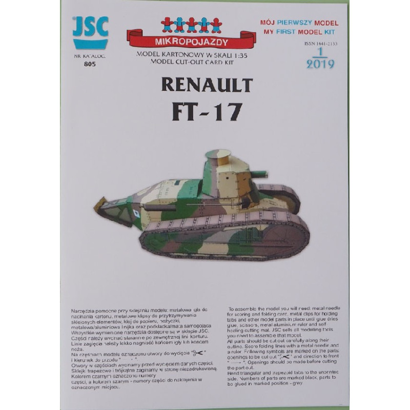 Renault FT - 17 – Prancūzijos lengvasis tankas