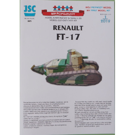 Renault FT - 17 – Prancūzijos lengvasis tankas