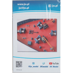 Inkaro grandinės pilkos – lazeriu pjautos detalės 1 : 400