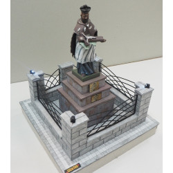The sculpture by St. John Nepomuk in the Golab (Poland)