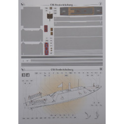 CSS CSS «Fredericksburg» – речной броненосец Гражданской войны Америки (Конфедераты)