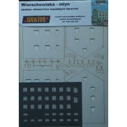 The Wierchowisk mill - laser cut parts