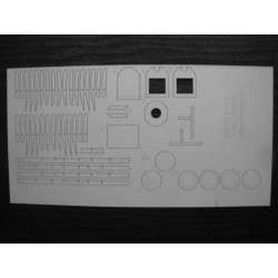AIRCO D. H. 2 – the British fighter - laser cut parts