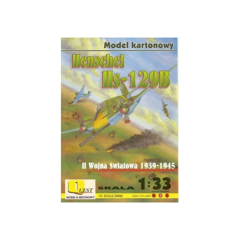 „Henschel Hs – 129B“ – the German ground attack aircraft