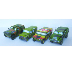 The military transport vehicles
