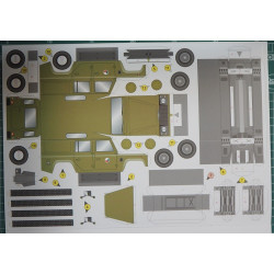 The military transport vehicles