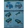 The tractor with trailer