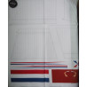 „De Zeven Provincien“ - the Dutch line-ship - canvas sails and flags