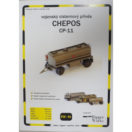 Chepos CP-11 – чехословацкий/ чешский прицеп-цистерна