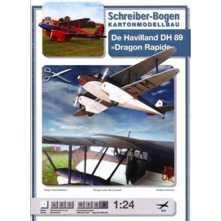 De Havilland DH-89 „Dragon Rapide“ – the British/ Lituanian passenger airplane